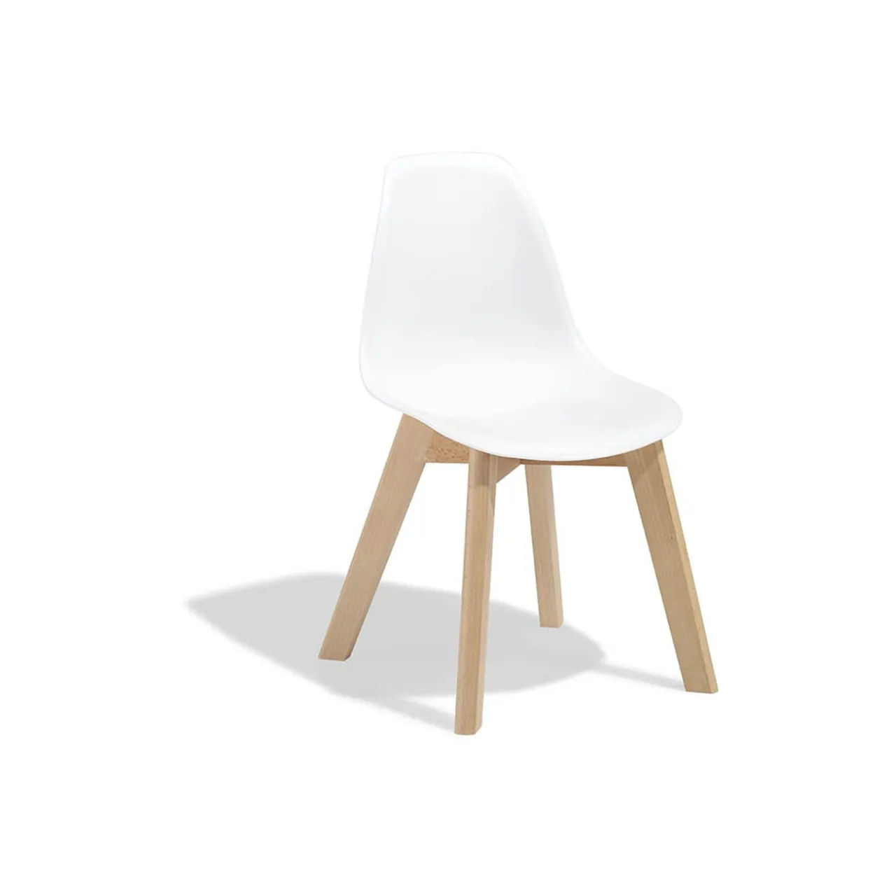 Chaise enfant Kiddoz blanche x 2