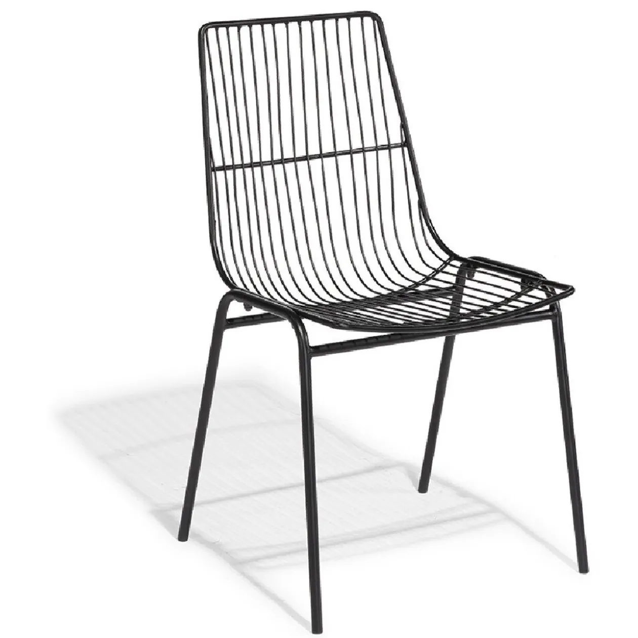 Chaise Eole noire x2