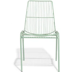 Chaise Eole vert d’eau x2