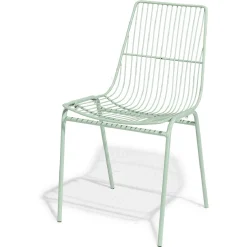 Chaise Eole vert d’eau x2