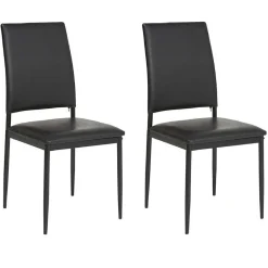 Chaise Francky x 2 noir