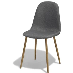 Chaise Gaby gris anthracite x 2