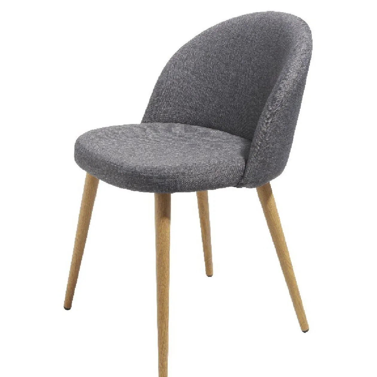 Chaise Gaelle style scandinave naturel et gris