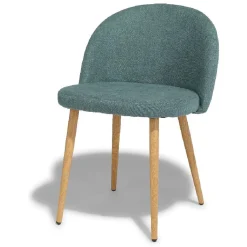 Chaise Gaëlle bleu canard x2