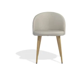 Chaise Gaëlle gris clair x 2