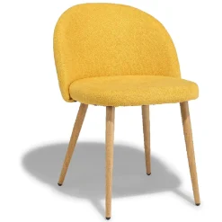 Chaise Gaëlle moutarde x2