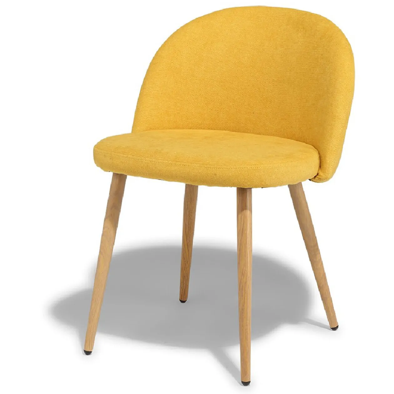 Chaise Gaëlle moutarde x2