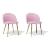 Chaise Gaëlle rose x 2