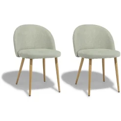 Chaise Gaëlle vert sauge x2
