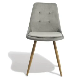 Chaise Giulia gris clair x 2