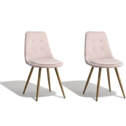 Chaise Giulia rose x 2