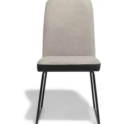 Chaise Higgins noire et grise x2