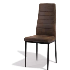 Chaise Jimmy marron x 2