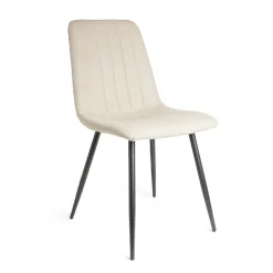 Chaise Joseph noir et gris L45xP54XH89cm