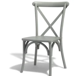 Chaise Juliette gris clair empilable