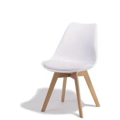 Chaise Kelly blanche x 2