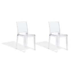 Chaise Lisa transparente x 2