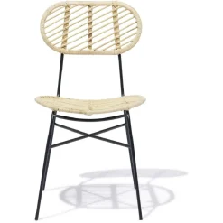 Chaise Malang rotin naturel