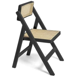 Chaise Mya pliable noir