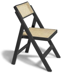 Chaise Mya pliable noir