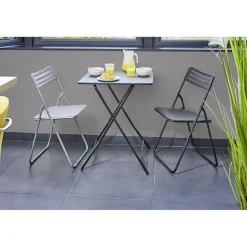 Chaise pliante Simply noir