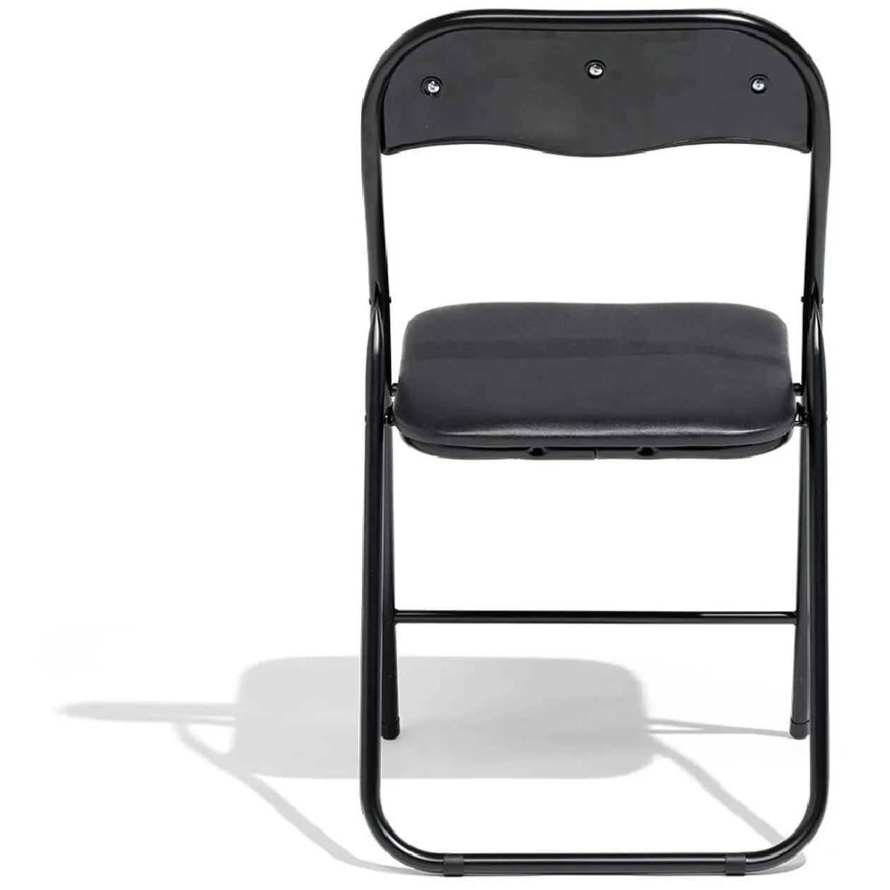 Chaise pliante Tracy métal noir 44x45x79cm