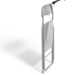 Chaise pliante Tracy métal gris foncé L49xP49xH79cm