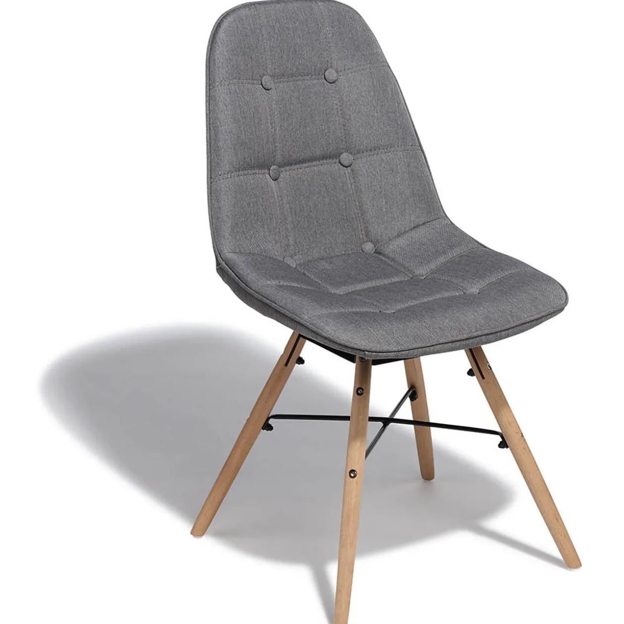 Chaise Royale Charlotte gris anthracite x 2