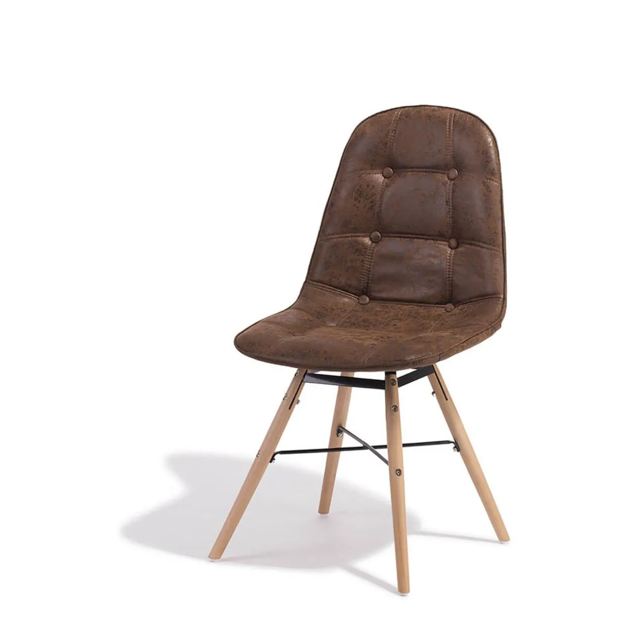 Chaise Royale Charlotte marron x 2