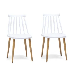 Chaise scandinave à barreaux Elisa x2