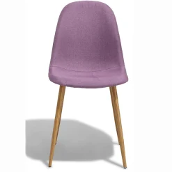 Chaise scandinave Gaby design rose x2