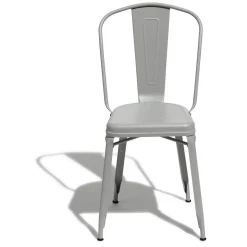 Chaise Timothy gris clair x 2