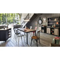 Chaise Timothy gris clair x 2