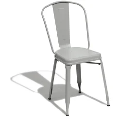 Chaise Timothy gris clair x 2