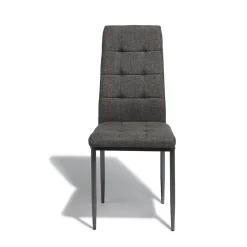 Chaise Zoé gris clair x 2