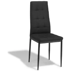 Chaise Zoé noire x2