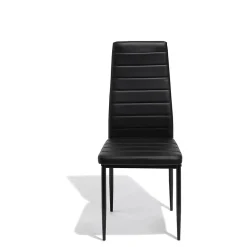 Chaises Jimmy noire x 2