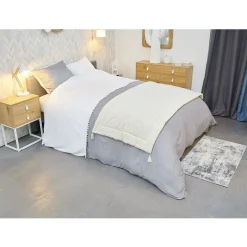 Chemin de lit velours