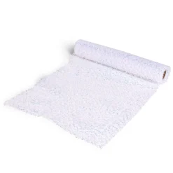 Chemin de table blanc avec paillettes 3m