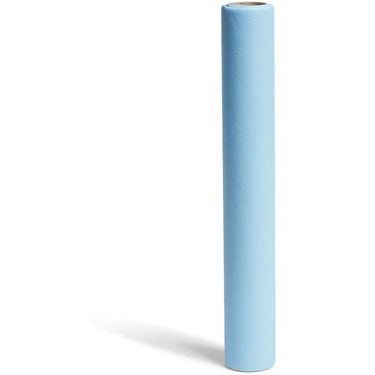 Chemin de table bleu clair effet tissu papier voie sèche 4,8 m