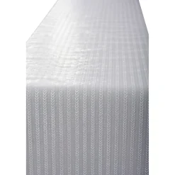 Chemin de table en nylon organza blanc iridescent pailleté