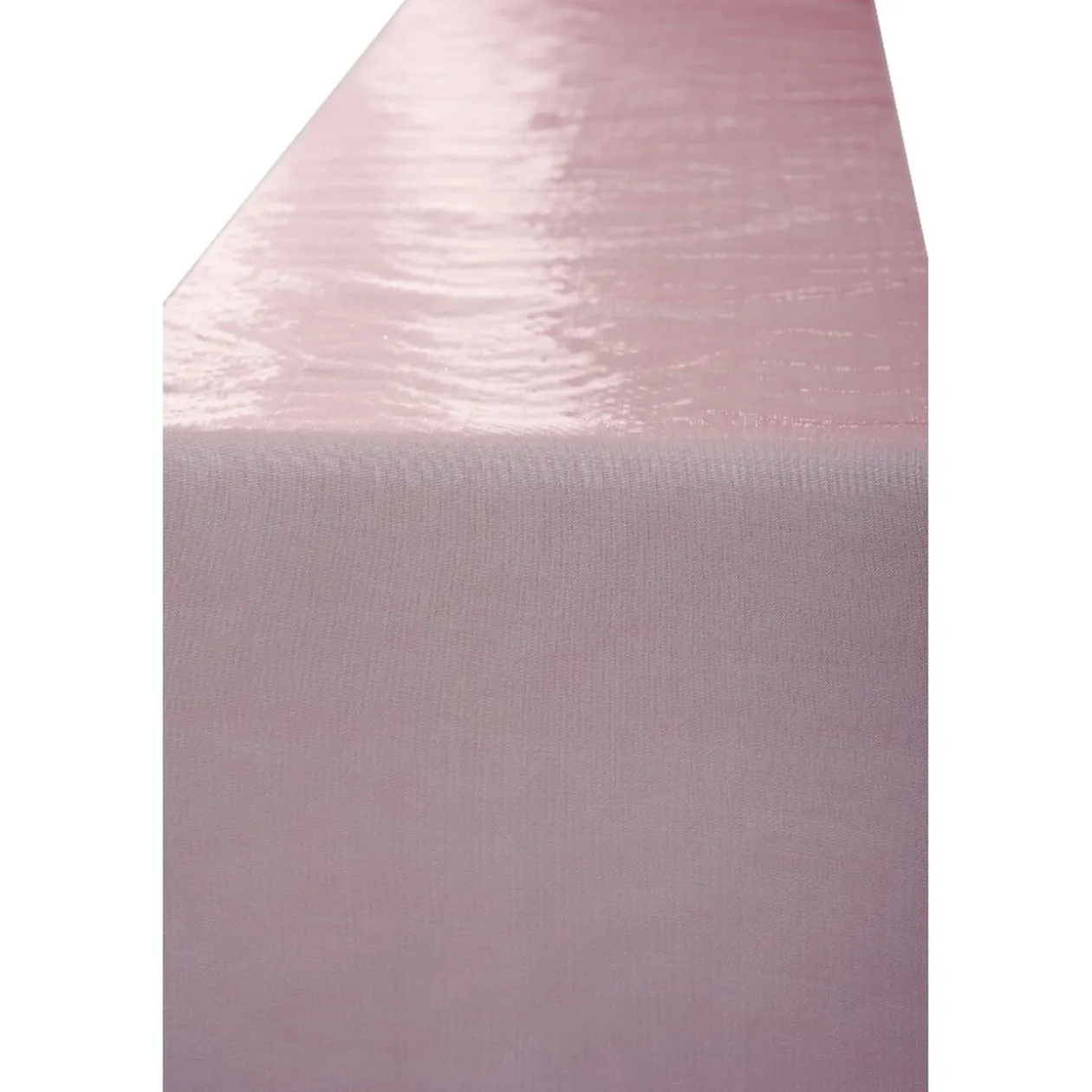 Chemin de table en nylon organza rouge