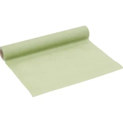 Chemin de table en papier voie sèche vert olive 40x5,2 cm