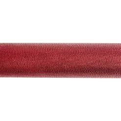 Chemin de table en tissu rouge irisé