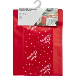 Chemin de table led à motif