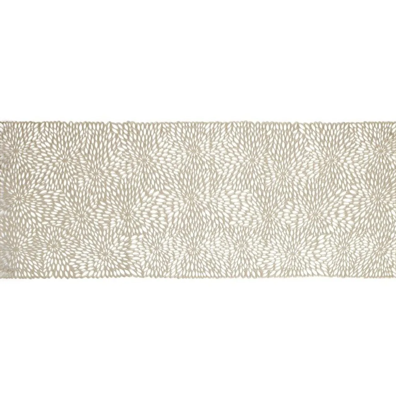 Chemin de table Noël PVC doré