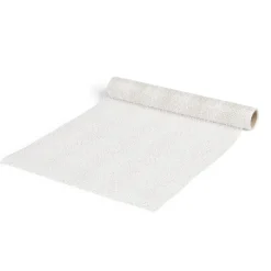 Chemin de table pailleté blanc 28x250cm