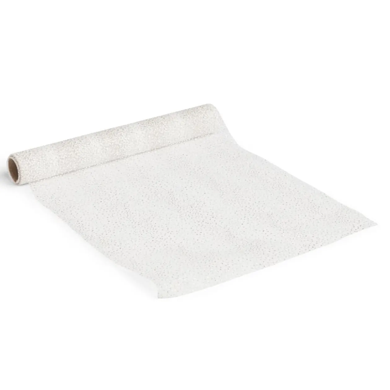 Chemin de table pailleté blanc 28x250cm