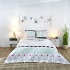 Chevet Bergen blanc 1 tiroir 1 niche