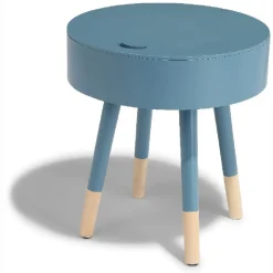 Chevet coffre Céleste bleu orage